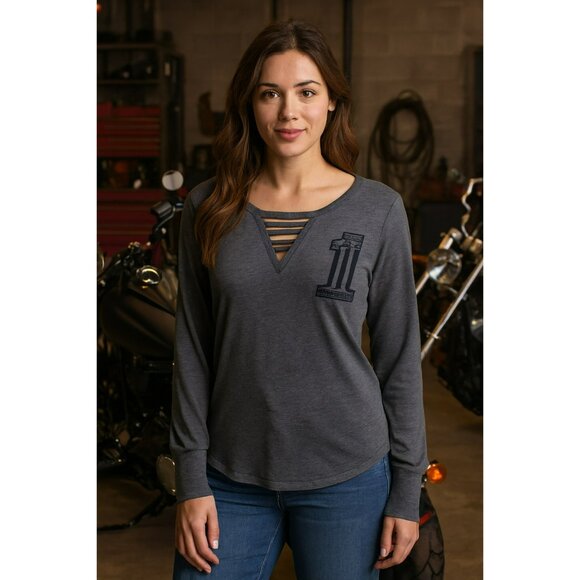 SOLD Ventura Harley Davidson Long Sleeve Tee - Picture 9 of 9